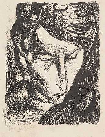 头`Head (1923) by Leo Gestel