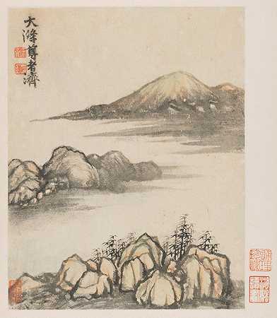 秦淮河pl2的回忆`Reminiscences of Qinhuai River pl2 (1642~1707) by Shitao
