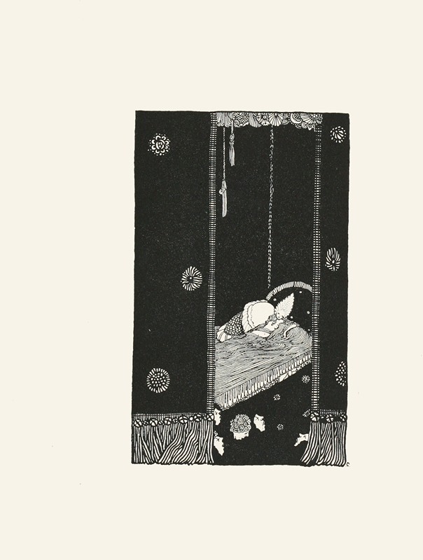 林中的睡美人`The sleeping beauty in the wood (1922) by Harry Clarke