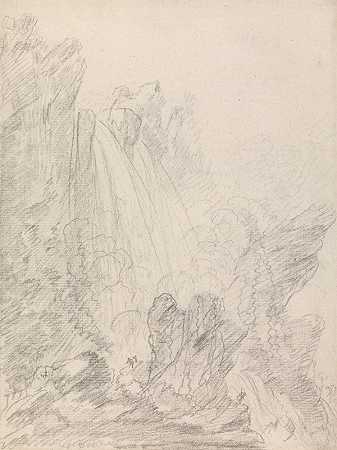 特尼瀑布`The Cascade at Terni by Richard Wilson