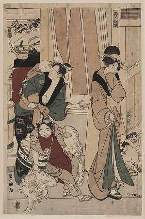 五月一日`Satsuki (1801) by Toyokuni Utagawa