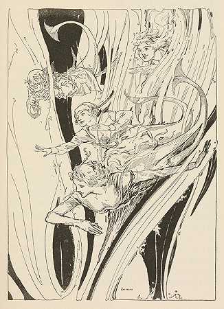 海精灵pl 13`The sea fairies pl 13 (1911) by John Rea Neill