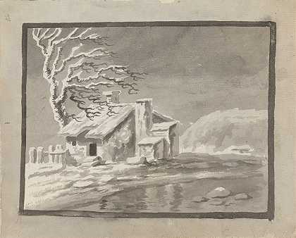 有树的房子`House With Tree by James Miller