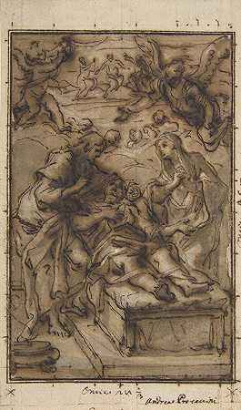 圣约瑟夫之死`The Death of Saint Joseph (1739) by Niccolò Ricciolini