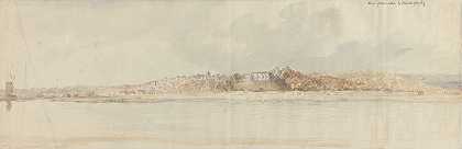 阿伦德尔景观`View of Arundel by Charles Gore
