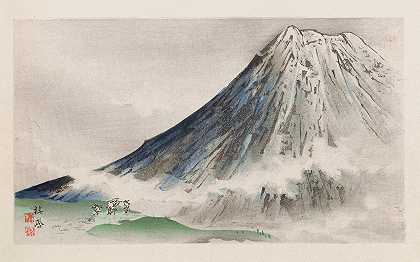 Seihōjūni富士，PL.08`Seihō jūni Fuji, Pl.08 (1894) by Takeuchi Seihō