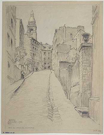 巴雷骑士街`Rue du Chevalier de la Barre (1926) by Ferdinand Boberg