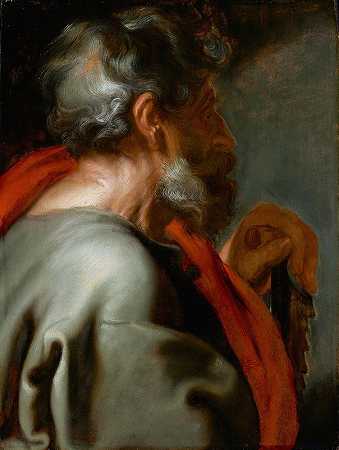 使徒西蒙`The Apostle Simon (1618) by Anthony van Dyck