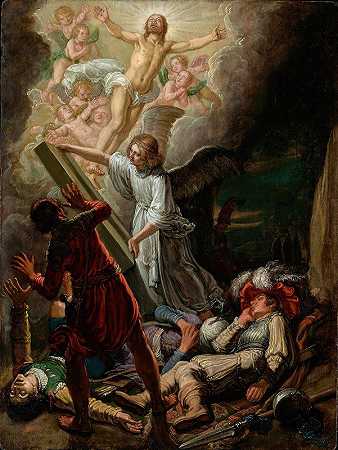 复活`The Resurrection (1612) by Pieter Lastman