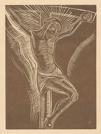 十字架上的基督`Christus aan het kruis (1935) by Lodewijk Schelfhout