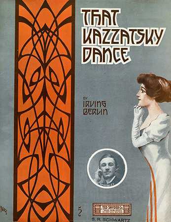 卡扎茨基舞`That kazzatsky dance (1912) by André De Takacs