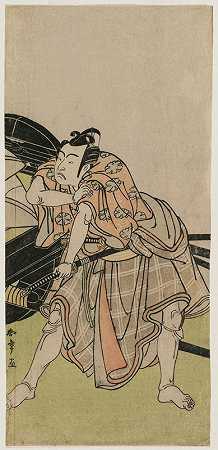 一川耀三二世饰演樱丸`Ichikawa Yaozo II as Sakuramaru (1776) by Katsukawa Shunshō