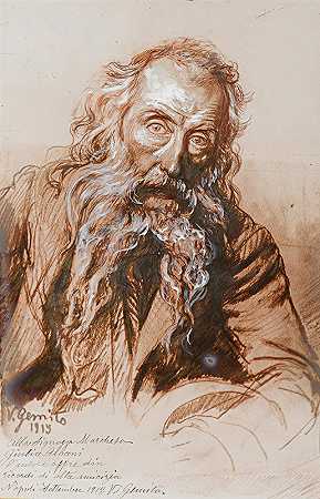 自画像`Selbstportrait (1913) by Vincenzo Gemito