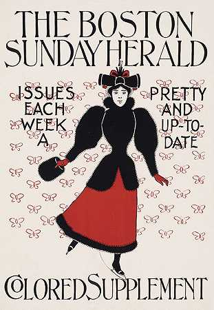 波士顿周日先驱彩色增刊`The Boston Sunday herald colored supplement (ca. 1890–1920)