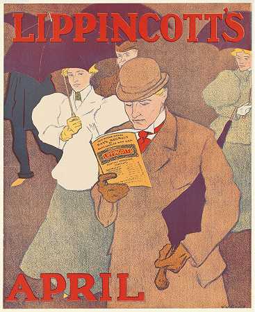 利平科特四月`Lippincotts April (ca. 1890–1920) by Joseph Gould