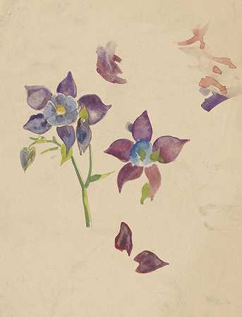 花卉研究`Bloemenstudie (1874) by Carel Adolph Lion Cachet