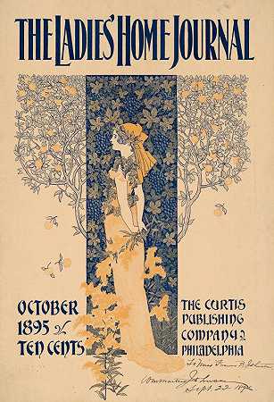 女士们10月家庭日记`The Ladies Home Journal for October (1895) by William Martin Johnson