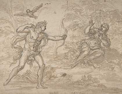 阿波罗和科罗尼斯`Apollo and Coronis (1652–1725) by Giovanni Battista Foggini