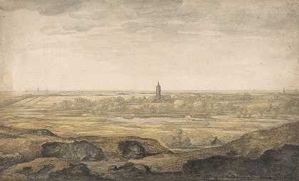 景观`Landscape (1635–91) by Aelbert Cuyp