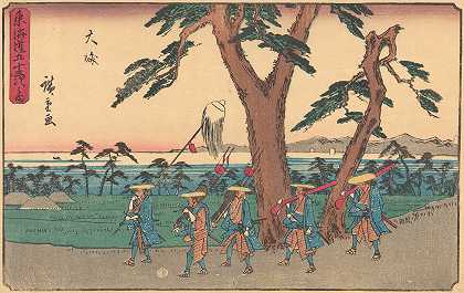 移除`Oiso (ca. 1841–1842) by Andō Hiroshige