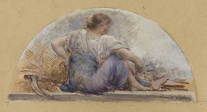 收获或L夏季`la Moisson ou LEté (1893) by François Lafon