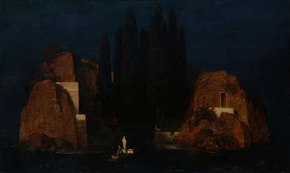 死亡之岛`Island of the Dead (1880) by Arnold Böcklin