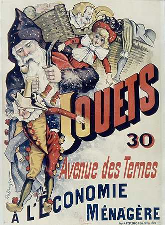 玩具，30 Avenue des Ternes，家庭经济`Jouets, 30 Avenue Des Ternes, À L’Économie Ménagère (1895) by Paul Balluriau