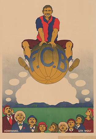 F.C.B。`F.C.B. (circa 1915) by Rudolf Dürrwang