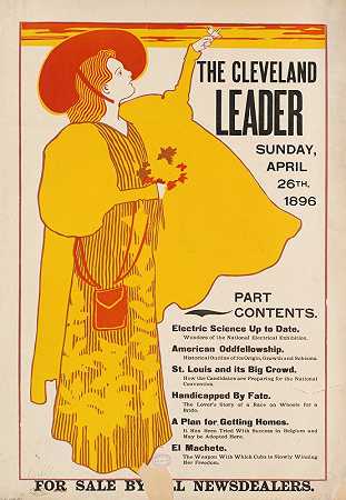 克利夫兰领袖，1896年4月26日星期日`The Cleveland leader, Sunday April 26th, 1896 (1896)