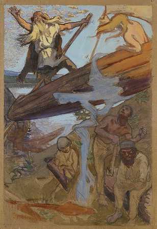 Väinämöinen部`The Departure Of Väinämöinen (1893 ~ 1894) by Akseli Gallen-Kallela