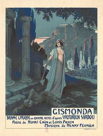 吉斯蒙达`Gismonda (1919) by Georges Antoine Rochegrosse