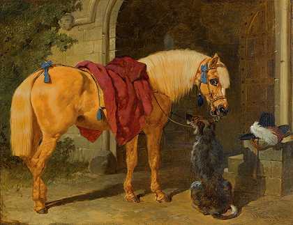 骑士s充电器`The Cavaliers Charger (1853) by John Frederick Herring Snr.