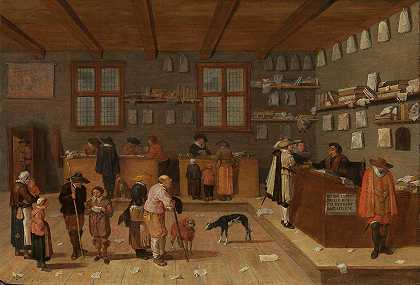 律师办公室`The Lawyers Office (1628) by Pieter de Bloot