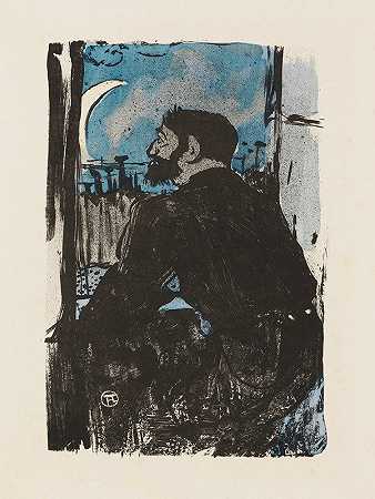 黑夜`Nuit Blanche (1893) by Henri de Toulouse-Lautrec