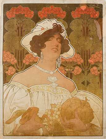 无标题`Untitled (1901) by Henri Privat-Livemont