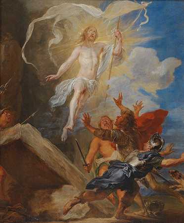 斯奈德三联画II`The Snyders Triptych II (circa 1659~1660) by Jan Boeckhorst