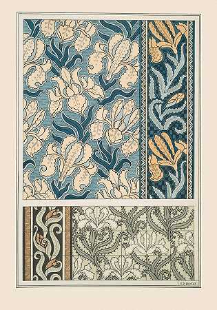 鸢尾花3`Iris 3 (1896) by Maurice Pillard Verneuil