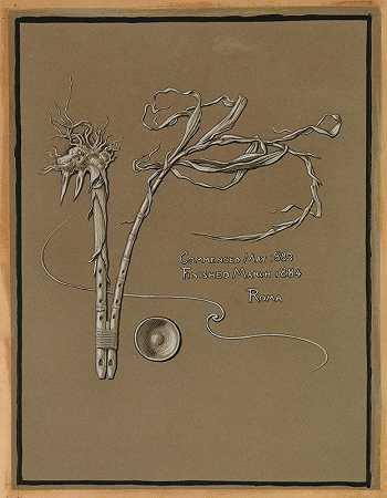 艺术家签名`Artist’s Signature (1883~1884) by Elihu Vedder