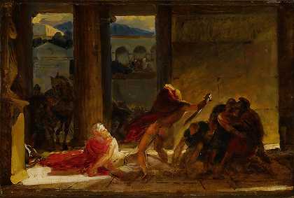 皮拉斯之死`The Death of Pyrrhus by Anne Louis Girodet-Trioson