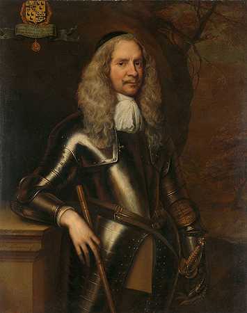 科内利斯·范阿尔森（1600-62），索梅尔斯迪克领主，骑兵上校`Cornelis van Aerssen (1600~62), Lord of Sommelsdijk, Colonel of Cavalry (1658) by Adriaen Hanneman