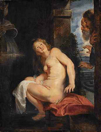 苏珊娜与长者`Susanna and the Elders (1614) by Peter Paul Rubens