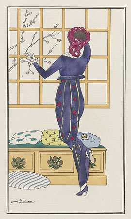 帆布连衣裙`Robe de voil (1913) by Louis Bureau