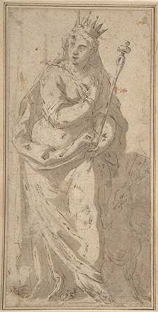 朱诺`Juno (16th century) by Jacopo Palma il Giovane