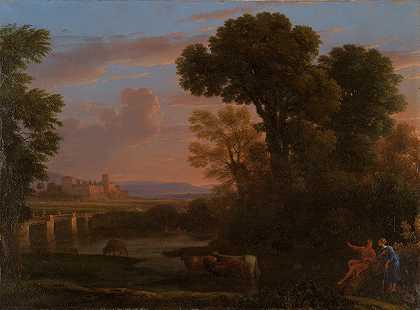 田园风光`Pastoral Landscape (1648) by Claude Lorrain