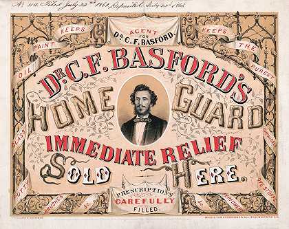 C.F.巴斯福德博士美国的家卫`Dr. C.F. Basfords home guard (1861) by Strobridge and Co