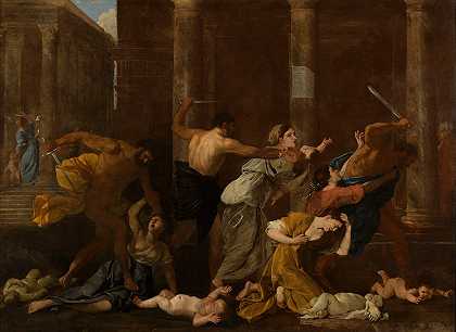 屠杀无辜者`Le Massacre des Innocents (1626~1627) by Nicolas Poussin