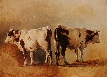 奶牛研究`Étude de vache by Jacques-Raymond Brascassat