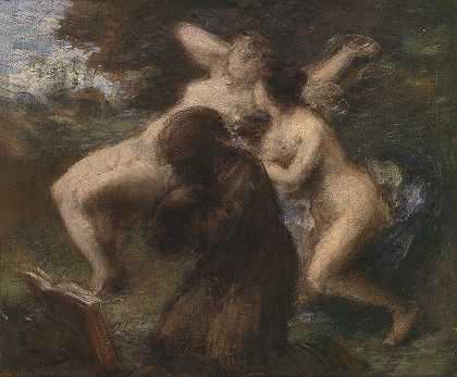 圣安东尼的诱惑`Temptation Of St. Anthony (1893) by Henri Fantin-Latour