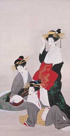 半人间的女人`Women in the Demimonde (first half 19th century) by Yamaguchi Soken
