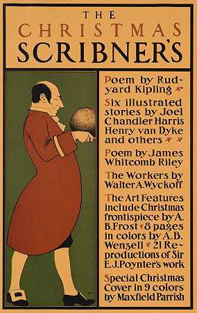 圣诞纸条s`The Christmas scribners (1897) by Edward Penfield